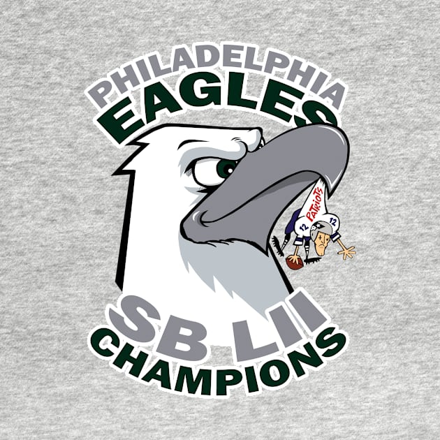 Philadelphia Eagles Super Bowl LII Champions by Cards By Harris